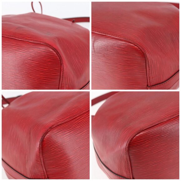 LOUIS VUITTON Epi Petit Noe Shoulder Bag Red - Picture 14 of 14
